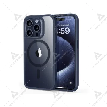 جراب ESR لهاتف iPhone 15 Pro Max مع MagSafe، يدعم الشحن المغناطيسي، جراب رفيع من السيليكون السائل، ماص للصدمات، حماية للشاشة والكاميرا، سلسلة Cloud، لون بني فاتح
